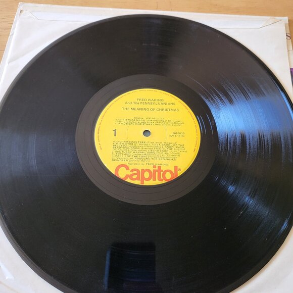 FRED WARING and The Pennsylvanians The Meaning of Christmas LP Vinyl SM 1610 LPA - Picture 4 of 9